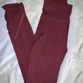 Lululemon Athletica Jeans | Burgundy Lululemon 25” Leggings | Color: Pink/Red | Size: 2