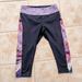 Lularoe Pants & Jumpsuits | Lularoe Jade Capri Workout Legging, Euc, Medium, Msrp $69 | Color: Black/Purple | Size: M
