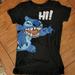 Disney Tops | Lilo & Stitch Black Shirt With Blue Stitch Small | Color: Black/Blue | Size: S