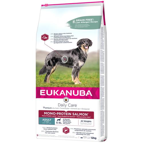 12kg Eukanuba Adult Mono-Protein mit Lachs Hundefutter trocken