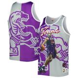 Men's Mitchell & Ness Vince Carter Purple/Gray Toronto Raptors Sublimated Player Tank Top