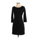 Old Navy Casual Dress - Sheath: Black Solid Dresses - Women's Size X-Small