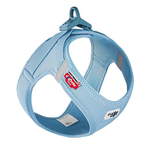 Curli Vest Geschirr Clasp Air-Mesh, himmelblau Größe M 43,4-49cm Hund