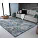 Luxe Weavers Euston Collection 8062 Blue 8x10 Modern Oriental Area Rug - Luxe Weavers 8062 Blue 8x10