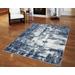 Luxe Weavers Hampstead Collection 49 Blue 9x12 Modern Abstract Area Rug - Luxe Weavers 49 Blue 9x12