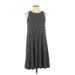 Old Navy Casual Dress - A-Line: Black Polka Dots Dresses - Women's Size Small