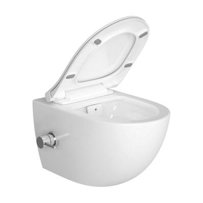 Infinitio Rimless wc mit thermostatischer Bidetfunktion + Softclose-Sitz (SATINF011RREXPBFCT) Image