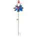 Sunset Vista Designs 411751 - 46" Blue Flower with Red Hat Gnome Wind Spinner