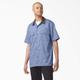 Dickies Men's Vincent Alvarez Block Collar Work Shirt - Gulf Blue Size XS (WSV03)