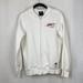 Adidas Tops | Adidas | Dale Earnhardt Jr. White Zip Fleece Hoodie Sz Medium | Color: White | Size: M