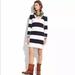 Madewell Dresses | Madewell Wallace Striped Sweater Dress | Color: Blue/White | Size: Xs