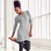 Athleta Dresses | Athleta Xxs Gray Criss Cross Sweatshirt Long Sleeve Dress | Color: Gray | Size: Xxs