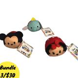 Disney Toys | Disney Tsum Tsum Mini Plush Micky Mouse Mini Mouse Dumbo Nwt Red Polkadot | Color: Black/Red | Size: Tsum Tsum