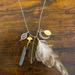 American Eagle Outfitters Jewelry | 2/$6 Boho Earthy Long Pendant Necklace | Color: Gold/Silver | Size: Os