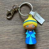 Disney Accessories | Cinderella Keychain | Color: Blue | Size: Os