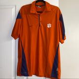 Nike Shirts | Clemson Tigers Nike Drifit Polo | Color: Orange/Purple | Size: L