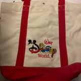 Disney Bags | Disney Parks Handbag B15 | Color: Cream/Red | Size: Os