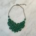 J. Crew Jewelry | J.Crew Green And Gold Beaded Necklace | Color: Gold/Green | Size: Os