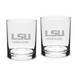 LSU Tigers Personalized 14oz. 2-Piece Classic Double Old Fashioned Glass Set