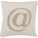 Brayden Studio® Kees Linen Text 100% Linen Throw Pillow Cover in White | 22 H x 22 W in | Wayfair 302724B7FB0349D393357C82C7EEB7E8