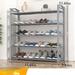 Captive Gala 20 Pair Shoe Rack Metal in Gray | 31.49 H x 31.49 W x 9.84 D in | Wayfair 07LPF3763Y341N11RE