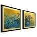 Picture Perfect International "John 8:12. The Light of Life" 2 Piece Outdoor Art Print on Gold by Mark Lawrence in Black/Green/Yellow | Wayfair