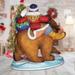 G Debrekht Masterpiece Wood Carved Santa's Grizzly Bear Family Ride Limited Edition Figurine Wood in Brown | 20 H x 20 W x 12 D in | Wayfair