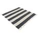 Brown 61 x 61 x 0.38 in Area Rug - RugPal Solid/Striped Carlotta Area Rug Dark Blue Color Cotton | 61 H x 61 W x 0.38 D in | Wayfair 1961014