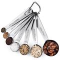 U-Taste 18/8 Stainless Steel Measuring Spoons Nesting Heavy Duty Metal Kitchen Baking Cooking Food Measure Set Dry | 7pcs Spoons | Wayfair
