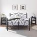 Lark Manor™ Alsa 3-Piece Bedroom Set Bed Frame & Nightstands Wood in Black/Brown | 38 H x 39 W x 75 D in | Wayfair D2758288D5D14F3BA3674F2DB287229A