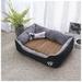 Tucker Murphy Pet™ Candy Color Dog Kennel Pet Kennel Pet Dog Bed Cotton in Black | 6 H x 20 W x 15.7 D in | Wayfair