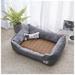 Tucker Murphy Pet™ Candy Color Dog Kennel Pet Kennel Pet Dog Bed Cotton in Gray | 6 H x 31.5 W x 31.5 D in | Wayfair