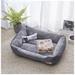 Tucker Murphy Pet™ Candy Color Dog Kennel Pet Kennel Pet Dog Bed Cotton in Gray | 6 H x 23.5 D in | Wayfair DE8A05F0F3534A0CB967FE8C132FE62A