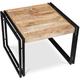 Industrial Style - Petite table basse en bois - Design industriel vintage - Onawa Bois naturel