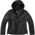 Brandit Windbreaker Frontzip Damen Jacke, schwarz, Größe 3XL