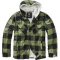 Brandit Lumber Jacke, schwarz-grün, Größe XL