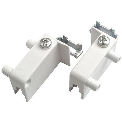 Schrankaufhänger (Schrankhalterung) verstellbar, links Kunststoff/Stahl weiß Image
