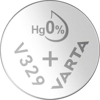 Knopfzelle 329 1.55 v 1 St. 37 mAh Silberoxid silver Coin V329/SR731 NaBli 1 - Varta Image