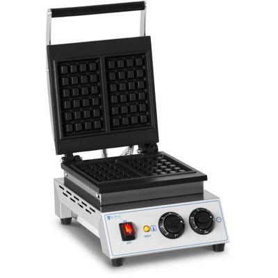 Royal Catering - Waffeleisen belgisches Waffeleisen Waffelmaschine rechteckig 1.500 w