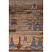 Tribal Geometric Moroccan Oriental Area Rug Hand-knotted Wool Carpet - 6'2" x 8'1"