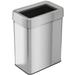 iTouchless 18 Gallon / 68 Liter Rectangular Open-Top Trash Can