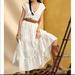 Anthropologie Dresses | Anthropologie Susie Eyelet Tiered Cotton Maxi Dress | Color: White | Size: M