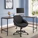 Latitude Run® Nasaria Task Chaor Upholstered, Leather in Gray | 38 H x 26.25 W x 27.5 D in | Wayfair 1F20F81B436D430FA3EB5B9ADFE4BCEB