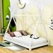 Viv + Rae™ Broadnax Twin Size Wood Tent Platform Bed in White | 63 H x 42 W x 80 D in | Wayfair 6EF6853438574D869B778167789159DC