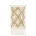 Langley Street® Killingworth Wool Wall Hanging Rod Cotton in White/Brown | 48 H x 24 W in | Wayfair 18F3E473A92647A1B188B54B7C462101