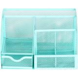 Latitude Run® Drawer Organizer Metal in Green/Blue | 5 H x 8.7 W x 5.5 D in | Wayfair F75967F1C0BA43C6B8AC24752CDB7526