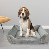 Tucker Murphy Pet™ Durable Dog Sofa Bed, Super Soft Washable Pet Bed, Rectangle Plush Dog Cat Bed, W/Non-Slip Oxford Bottom in Gray | Wayfair