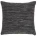 "Mina Victory Life Styles Textured Lines Charcoal Throw Pillows 18""X18"" - Nourison 798019076580"