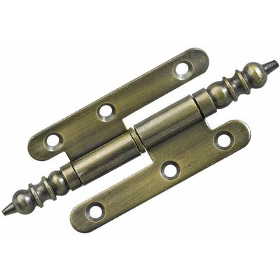 Türband mit Zierkopf 45 x 80 mm rechts brüniert - 1 Stück Scharniere - Hettich Image