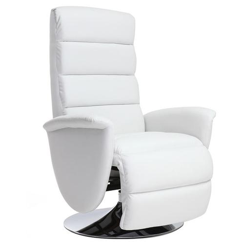 Relax-Sessel manuell verstellbar Weiß nelson – Weiß